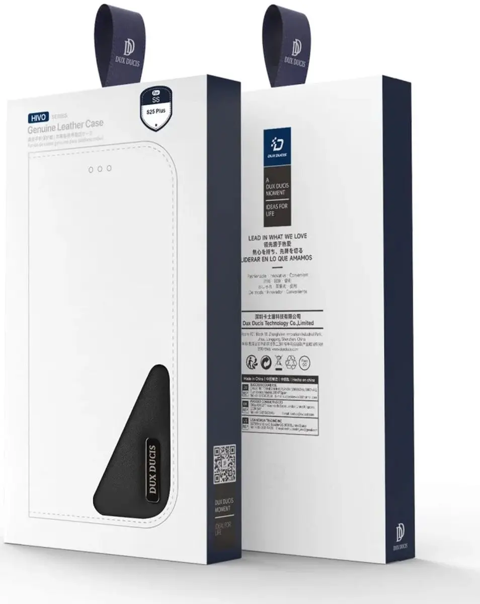 Dux Ducis Hivo Book Case Samsung Galaxy S25 Plus - Zwart