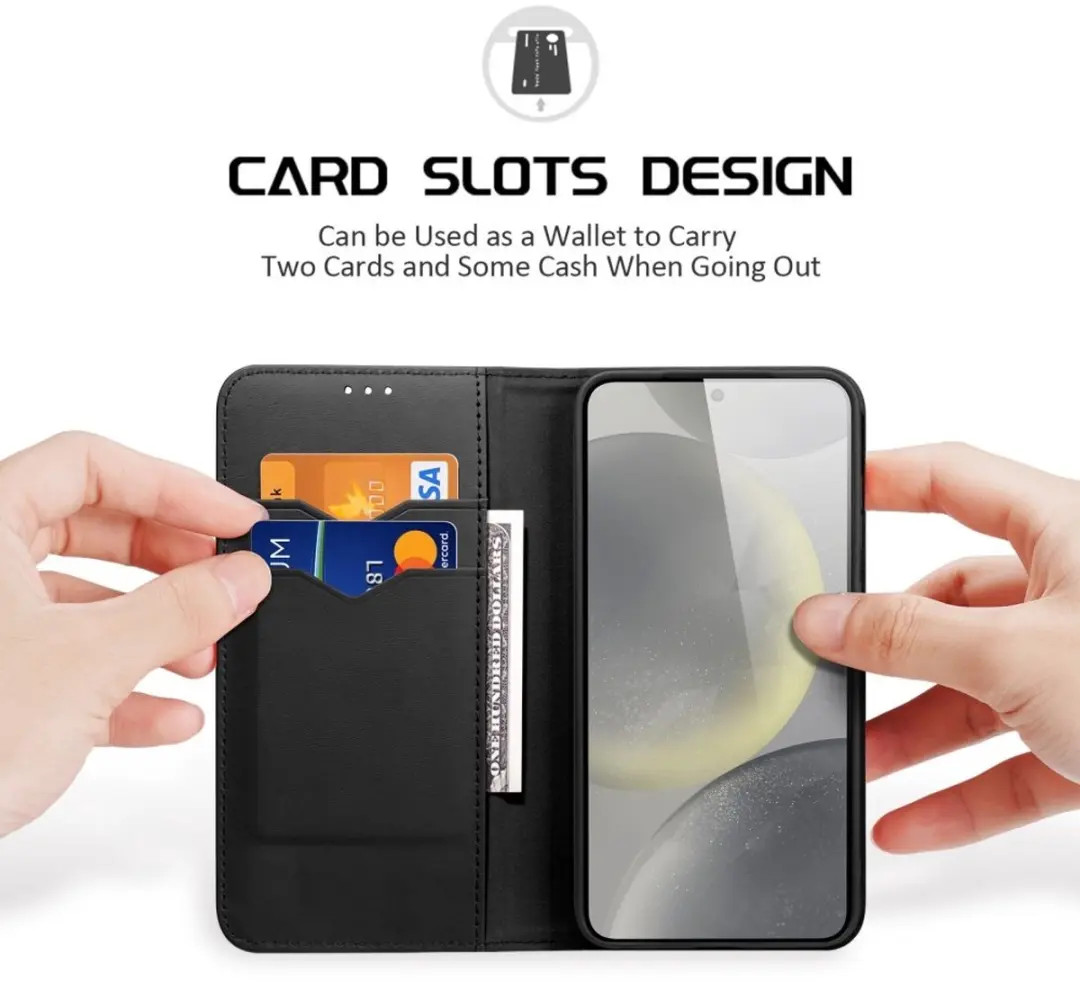 Dux Ducis Hivo Book Case Samsung Galaxy S25 Plus - Zwart