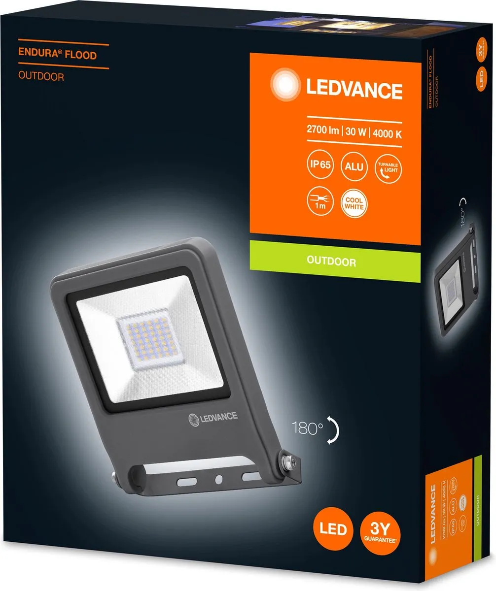 LEDVANCE Endura Flood Schijnwerper - Koel wit - IP65 - afbeelding 6 van 6