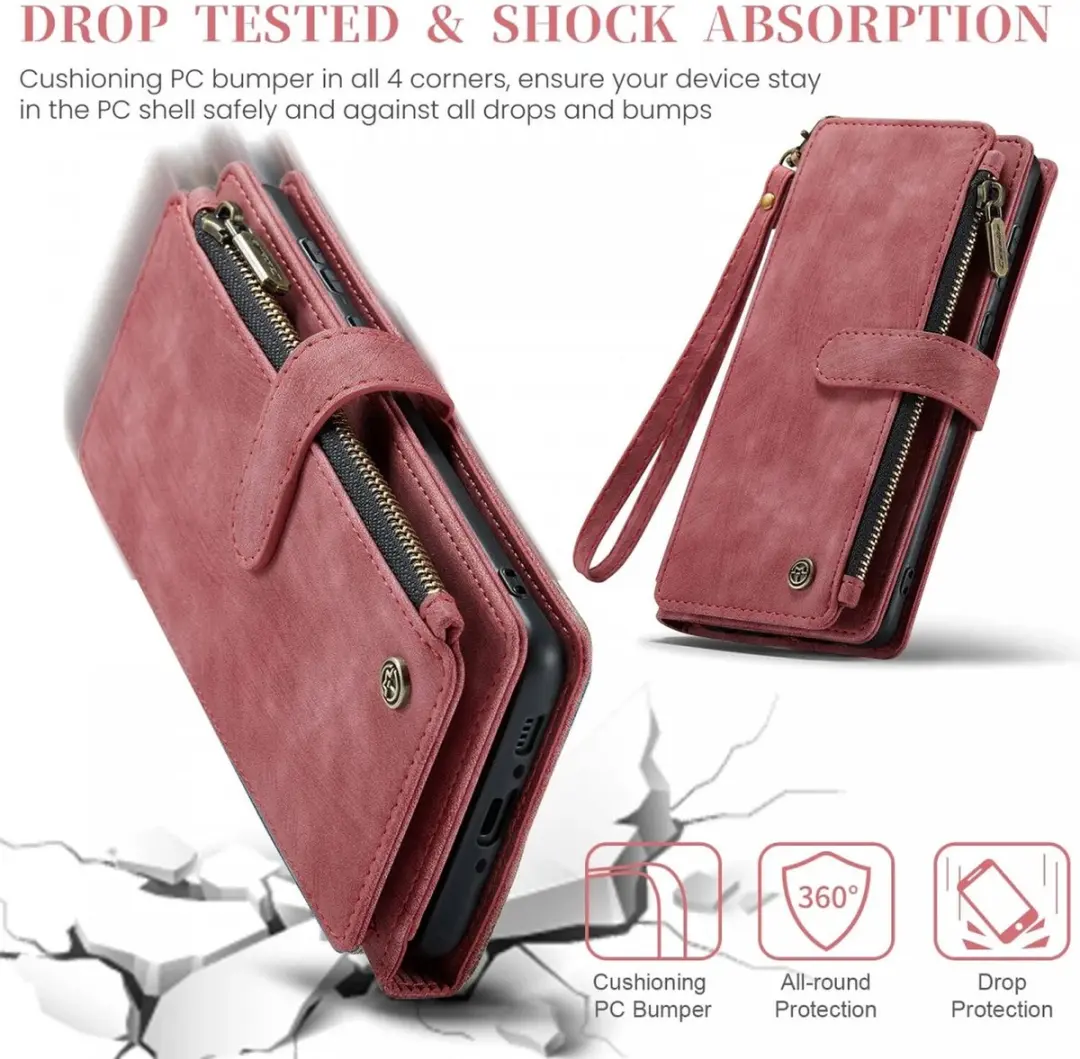 Caseme C30 Hoesje Samsung Galaxy A35 - Rood