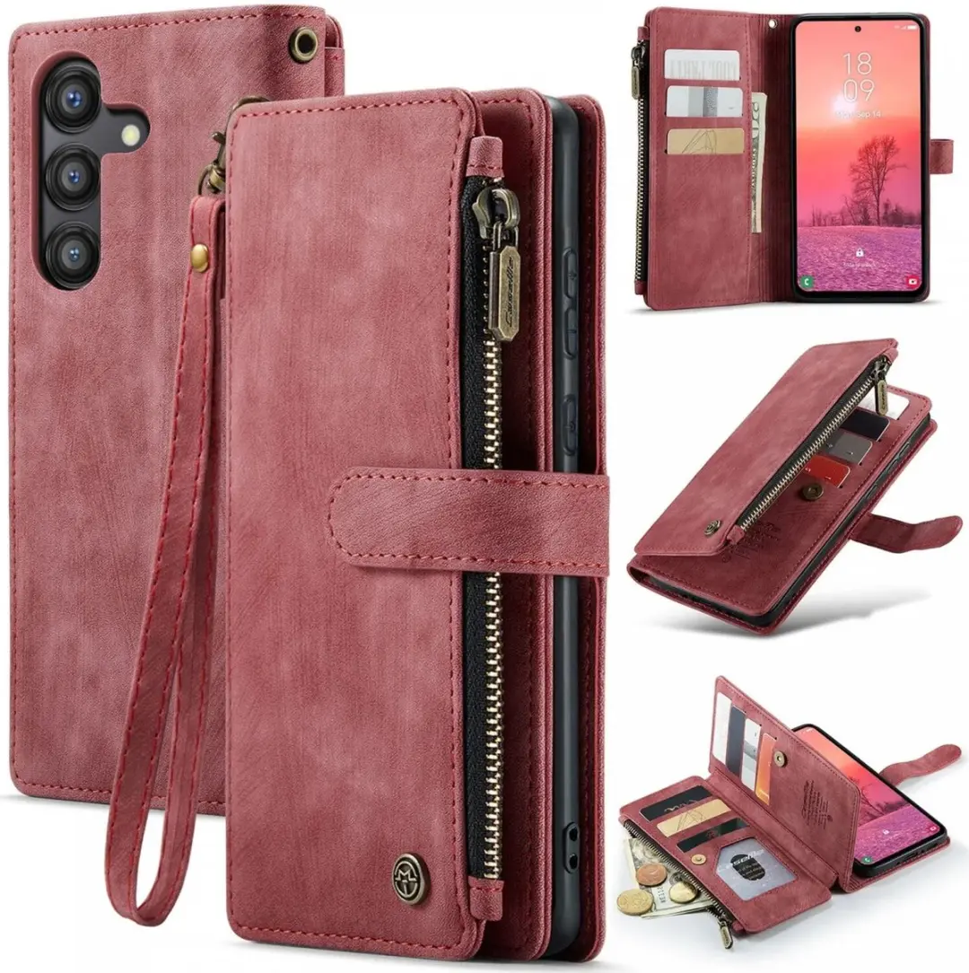 Caseme C30 Hoesje Samsung Galaxy A35 - Rood