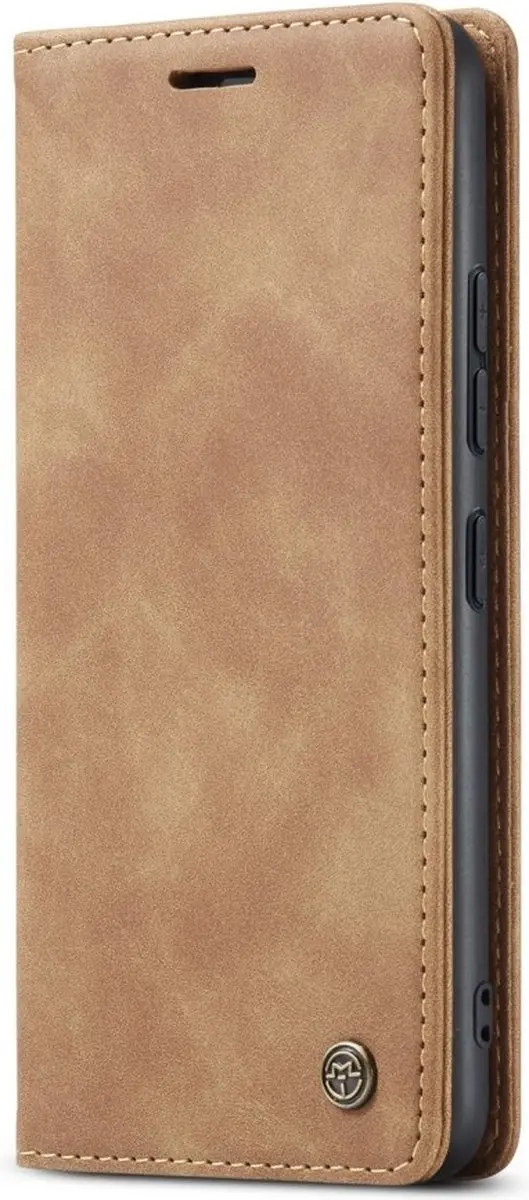 Caseme 013 Book Case Hoesje - Xiaomi 14T Pro - Bruin