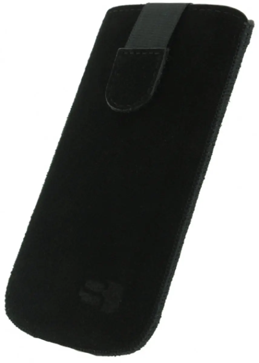 Senza Slide Serie Echt Leer Hoesje SEN-SSCNB-SIS - Zwart