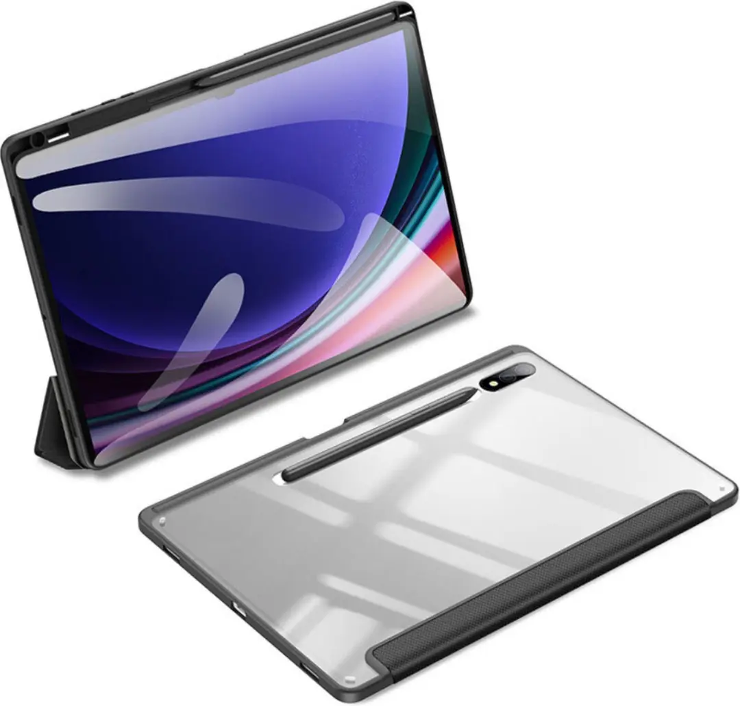 Dux Ducis Toby Series Tablethoes Samsung Galaxy Tab S10 Ultra - Zwart