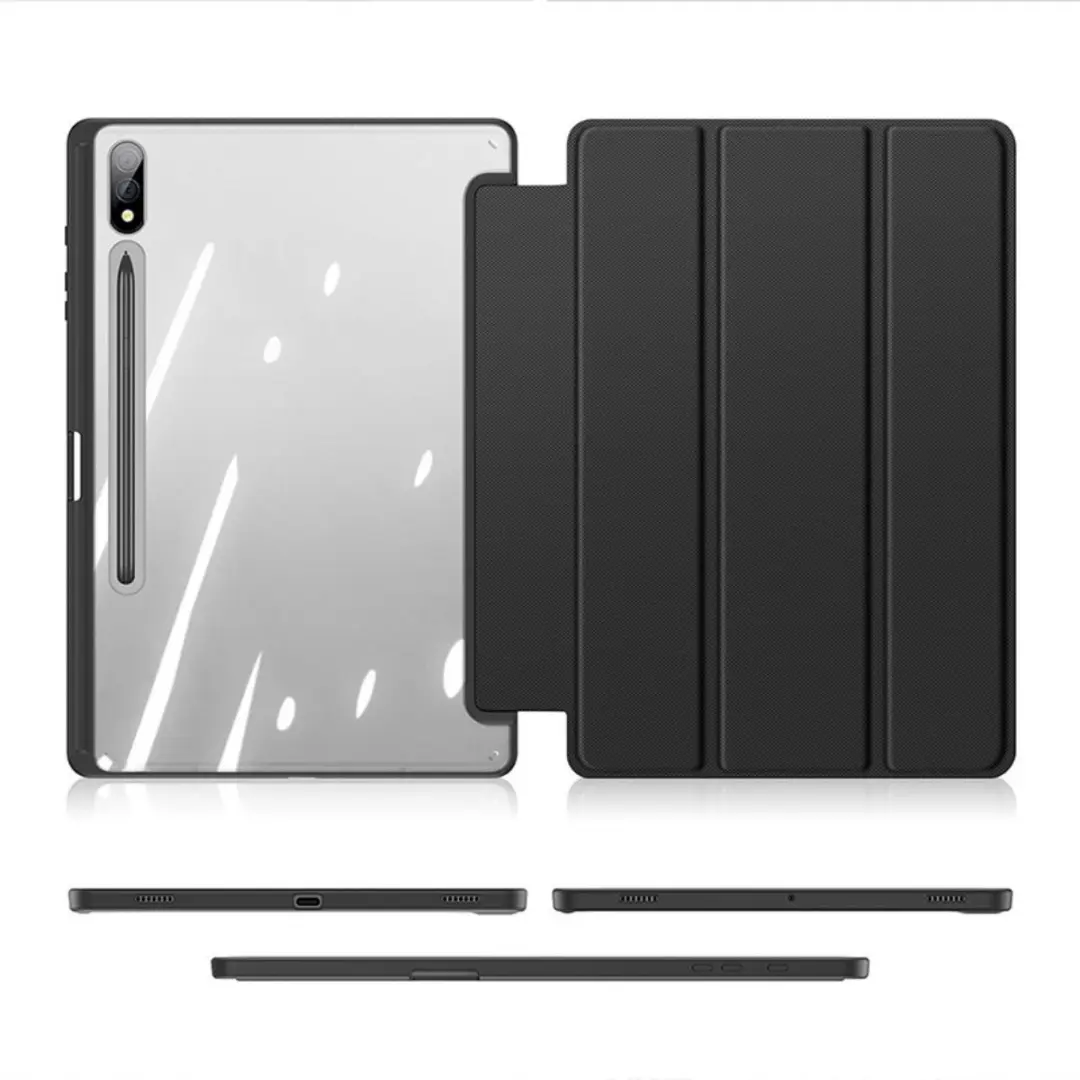 Dux Ducis Toby Series Tablethoes Samsung Galaxy Tab S10 Ultra - Zwart