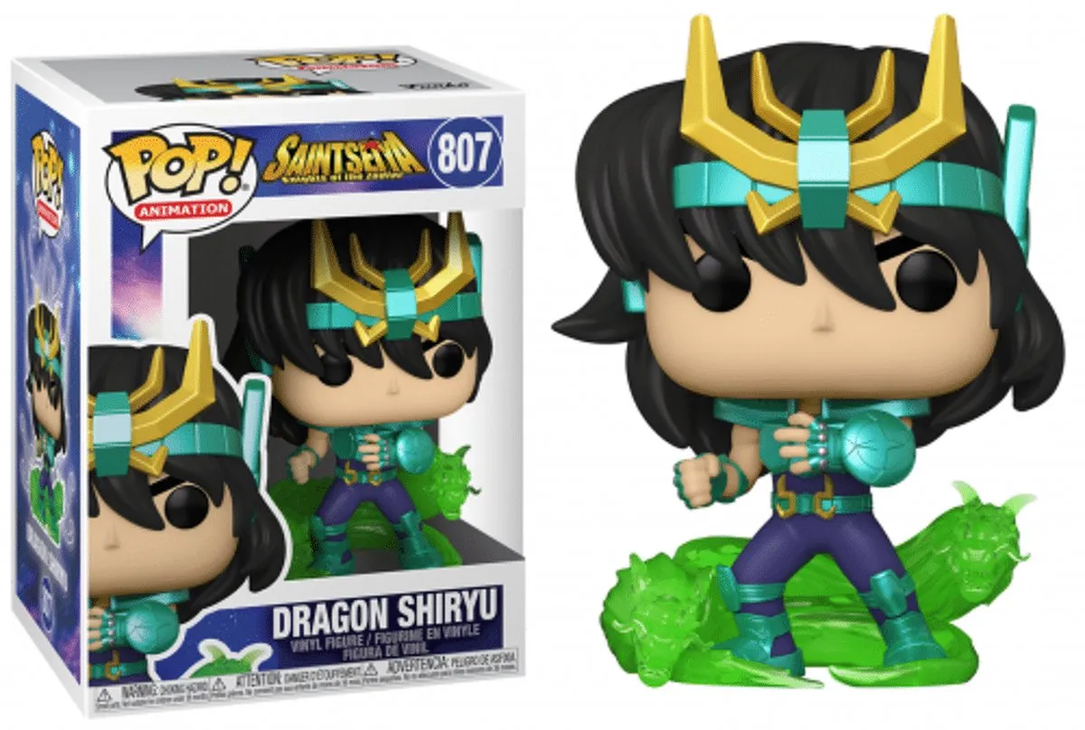 Funko POP! Saint Seiya Dragon Shiryu Verzamelfiguur - 9cm - Multicolours
