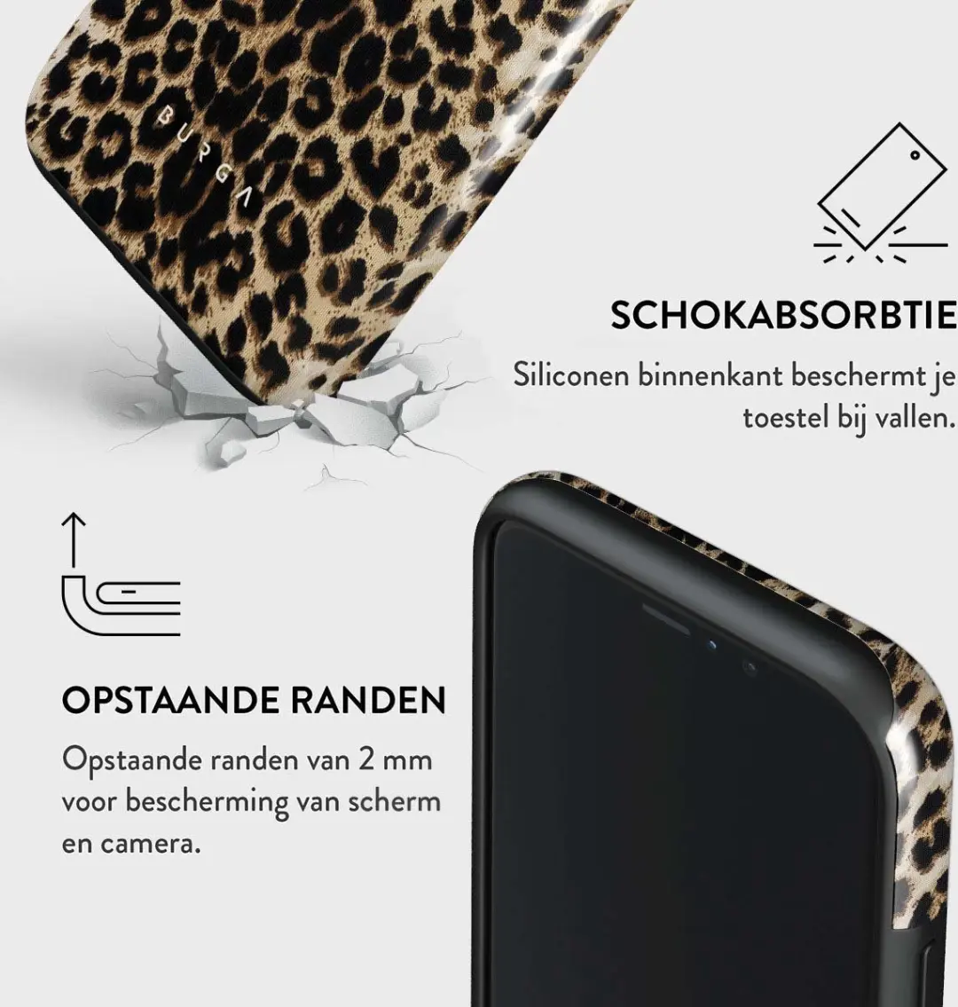 Burga Tough Case BRGTOUGHCASEIP11PY - iPhone 11 Hoesje - Meerkleurig