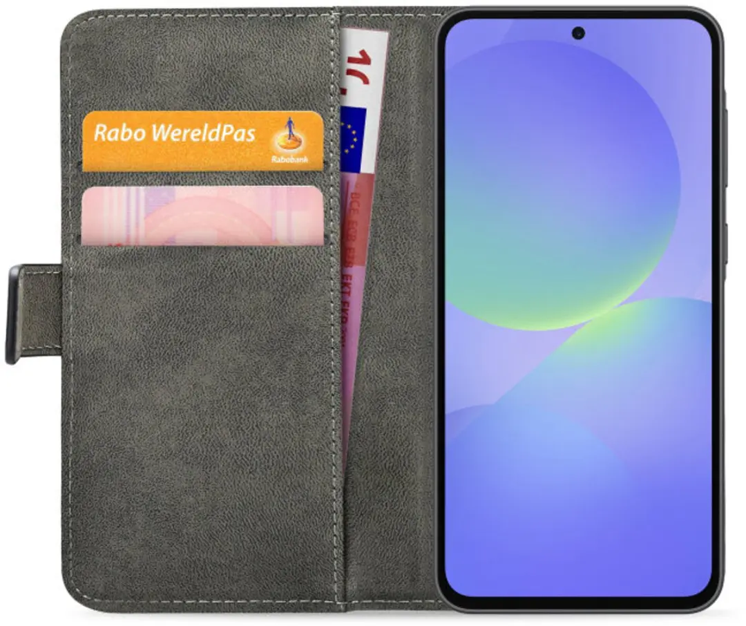 Mobilize Classic Gelly Wallet Bookcase Hoesje Samsung Galaxy A37 - Zwart
