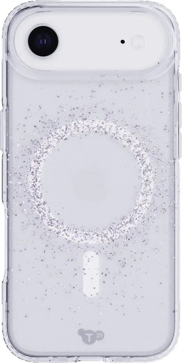Tech21 Evo Sparkle iPhone 17 Air Hoesje T21-11411 - Transparant