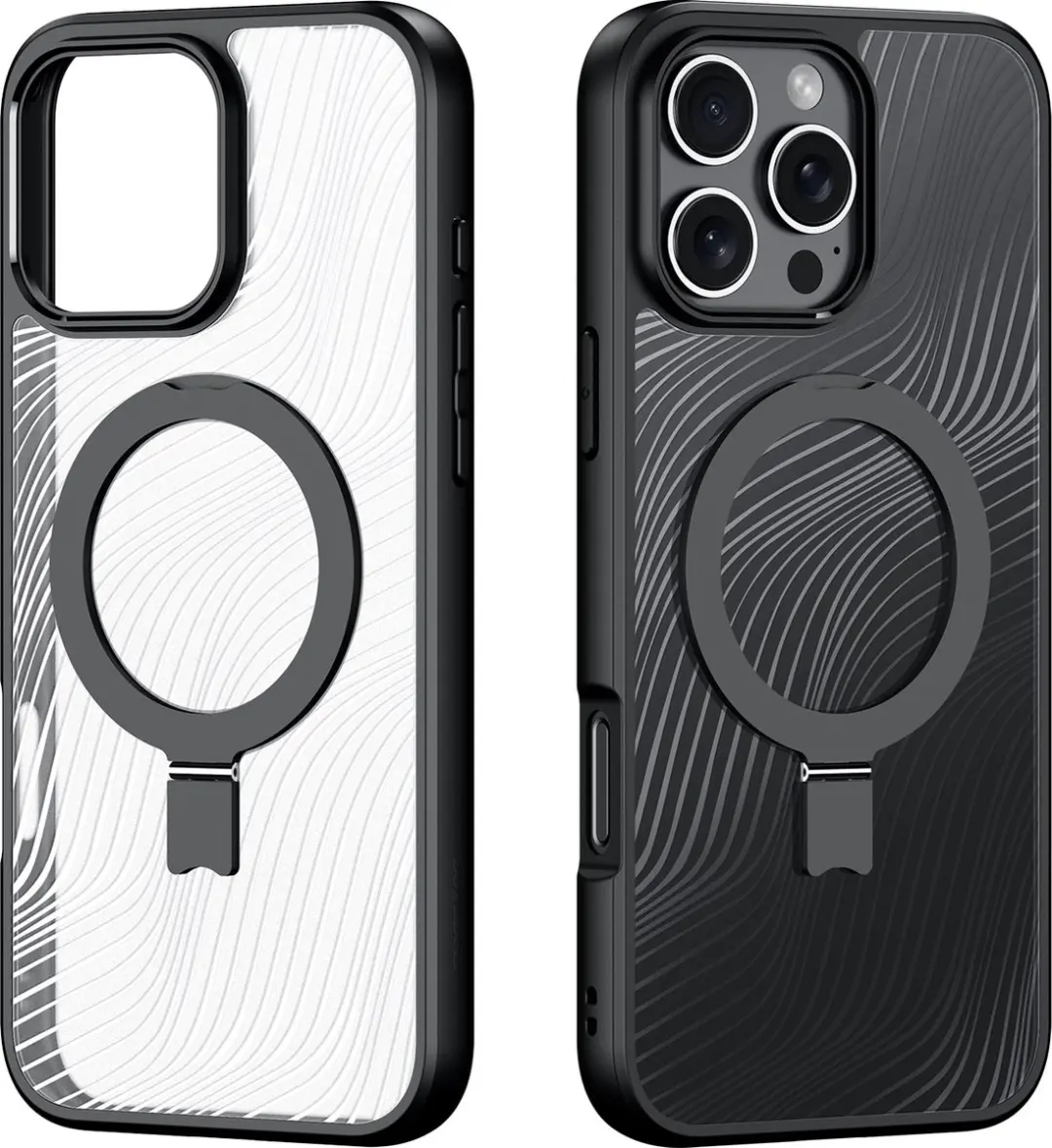 Dux Ducis Aimo Series iPhone 16 Pro Max Hoesje - MagSafe - Zwart