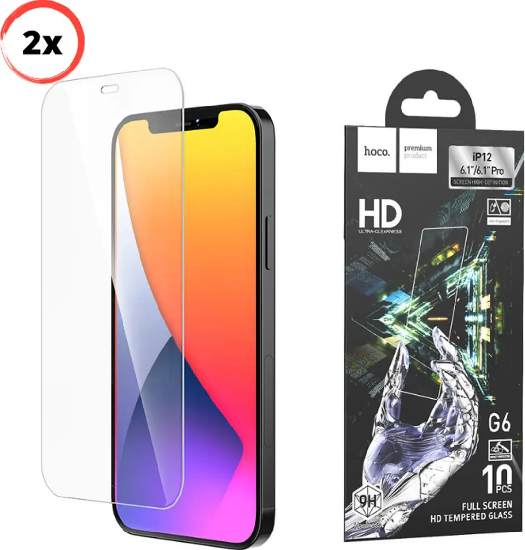2x Screenprotector iPhone 12 Pro / iPhone 12