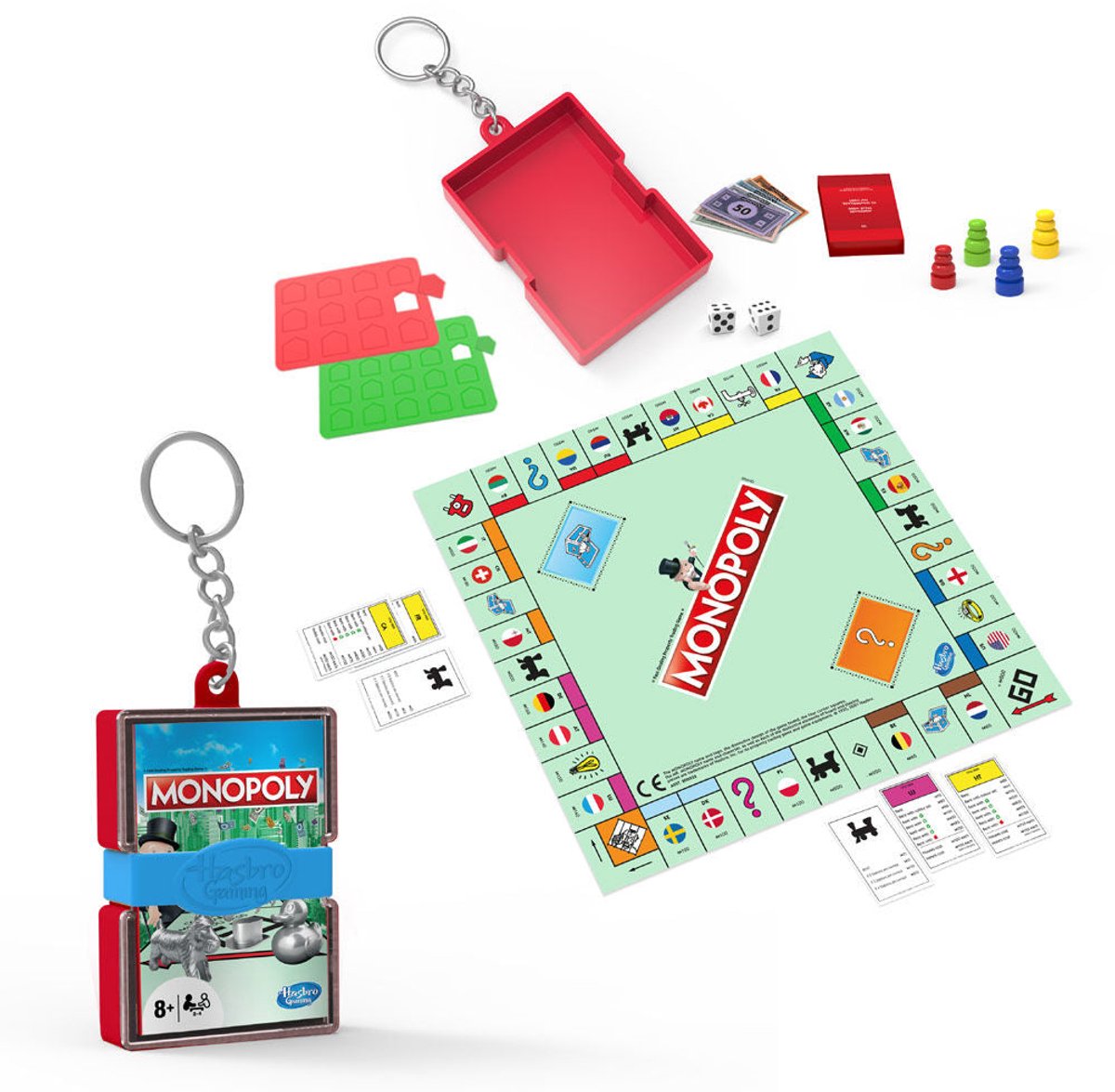 Hasbro Monopoly Mini Spel - Handig voor onderweg