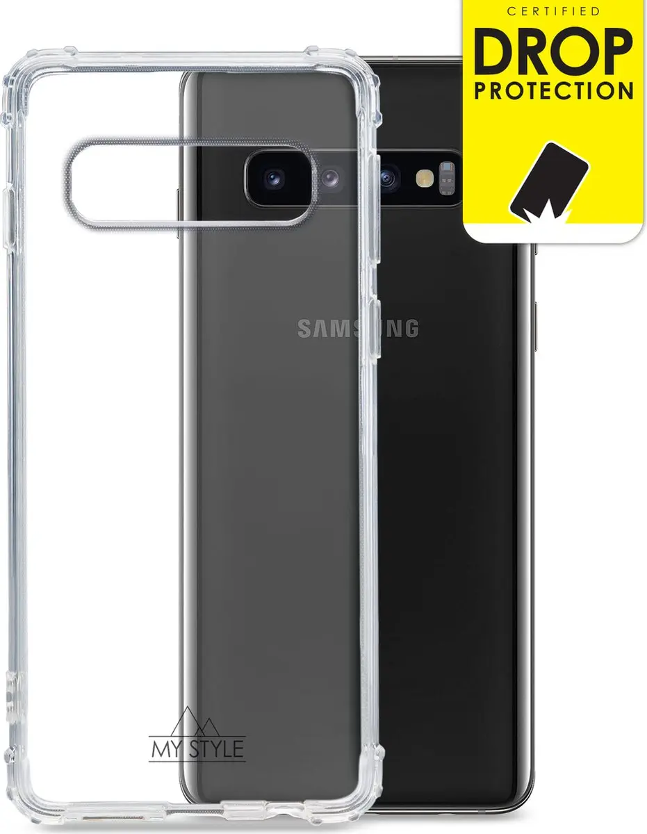 My Style Galaxy S10 Telefoonhoesje - Transparant - MSPFCS1001