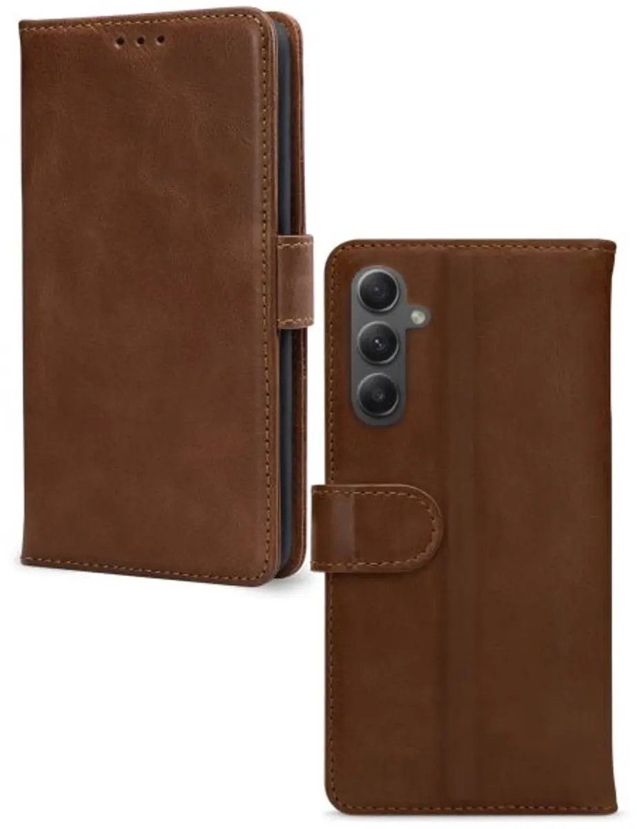 Mobilize Wallet Bookcase Telefoonhoesje Samsung Galaxy A25 - Bruin
