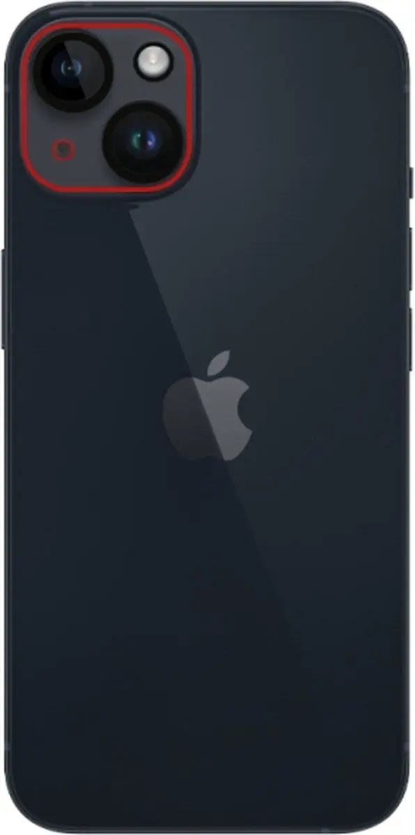 Mobilize iPhone 15 Glazen Camera Protector - Case Friendly