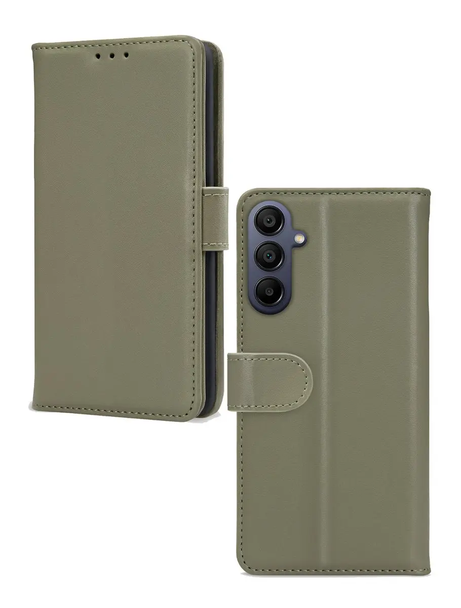Mobilize Premium Gelly Wallet Bookcase Hoesje Samsung Galaxy A15 - Groen - afbeelding 6 van 6