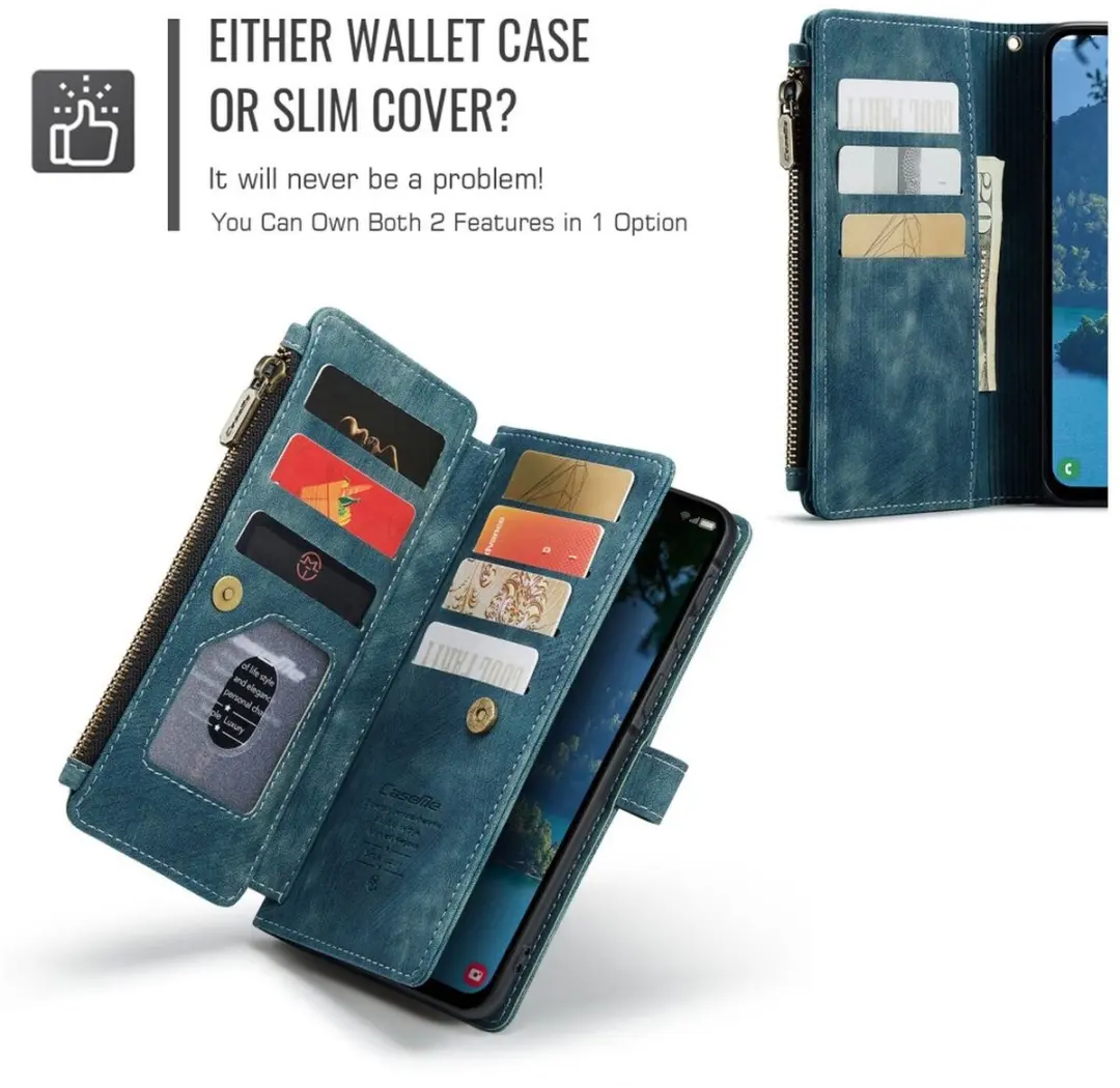 Caseme C30 Hoesje Samsung Galaxy A17 - Blauw - afbeelding 6 van 6
