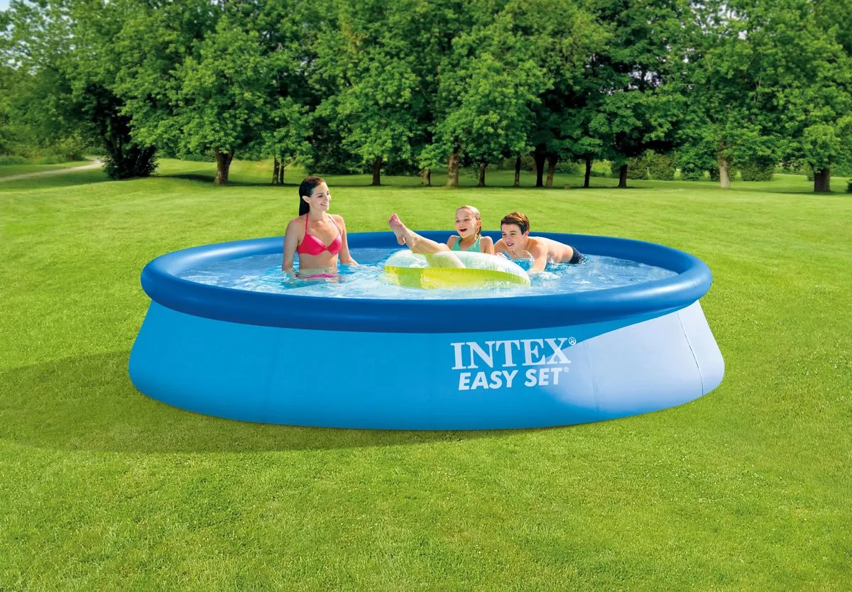 Intex Easy Set Opblaaszwembad 28142 - Ø396x84cm - Blauw