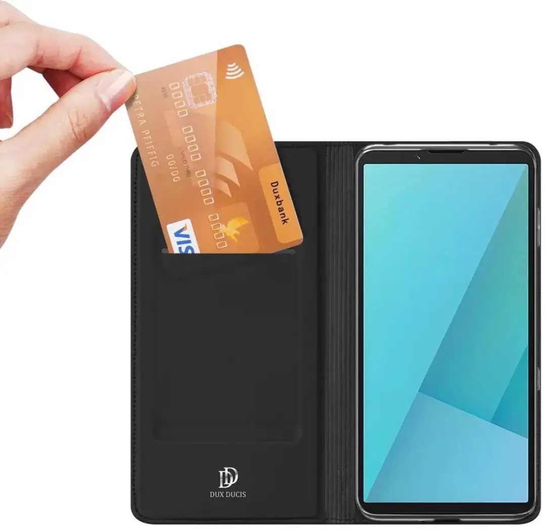 Dux Ducis Skin Pro Hoesje Sony Xperia 10 VII - Zwart