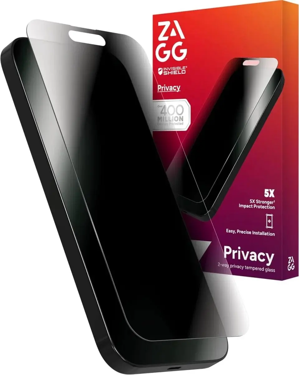 ZAGG InvisibleShield Glass Elite iPhone 15/16 Privacy