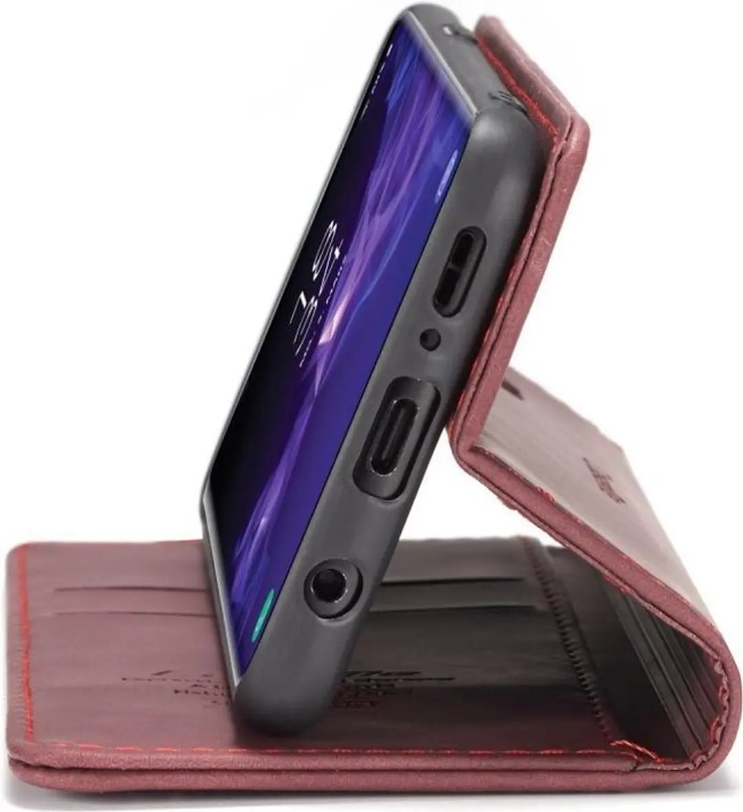 CaseMe Book Case Samsung Galaxy S9 - Bordeaux
