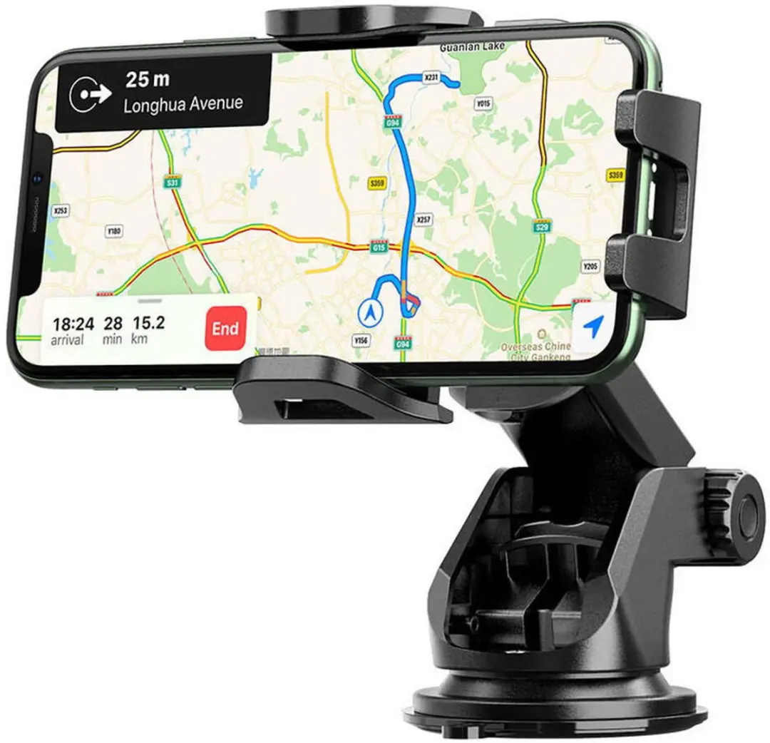 Hoco Telefoonhouder Auto 360° Verstelbaar - Zwart