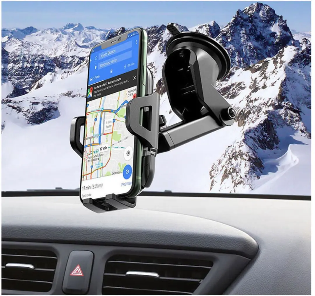 Hoco Telefoonhouder Auto 360° Verstelbaar - Zwart