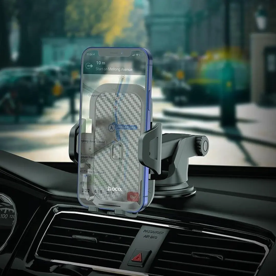 Hoco Telefoonhouder Auto 360° Verstelbaar - Zwart
