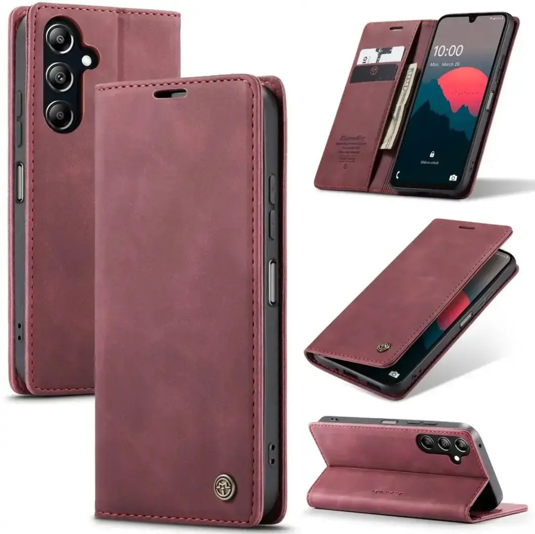Caseme 013 Hoesje Samsung Galaxy A26 - Book Case Rood