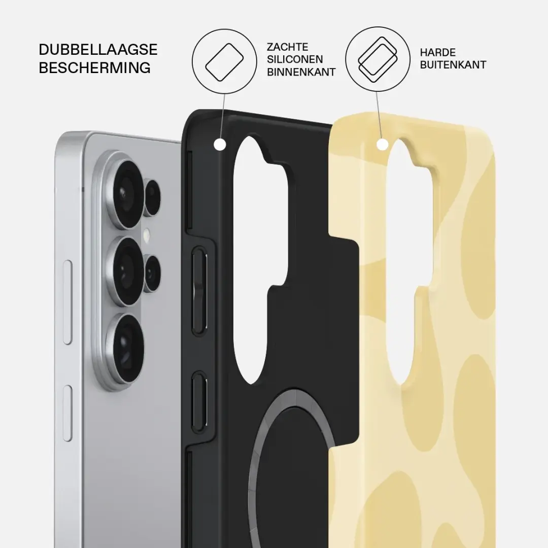 Burga Tough Backcover MagSafe - Geel - Samsung Galaxy S26 Ultra