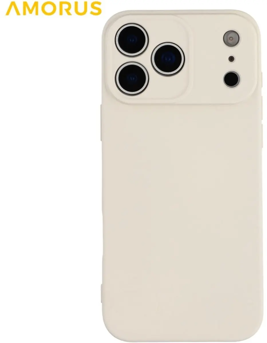 Amorus Hoesje iPhone 17 Pro - Ecru