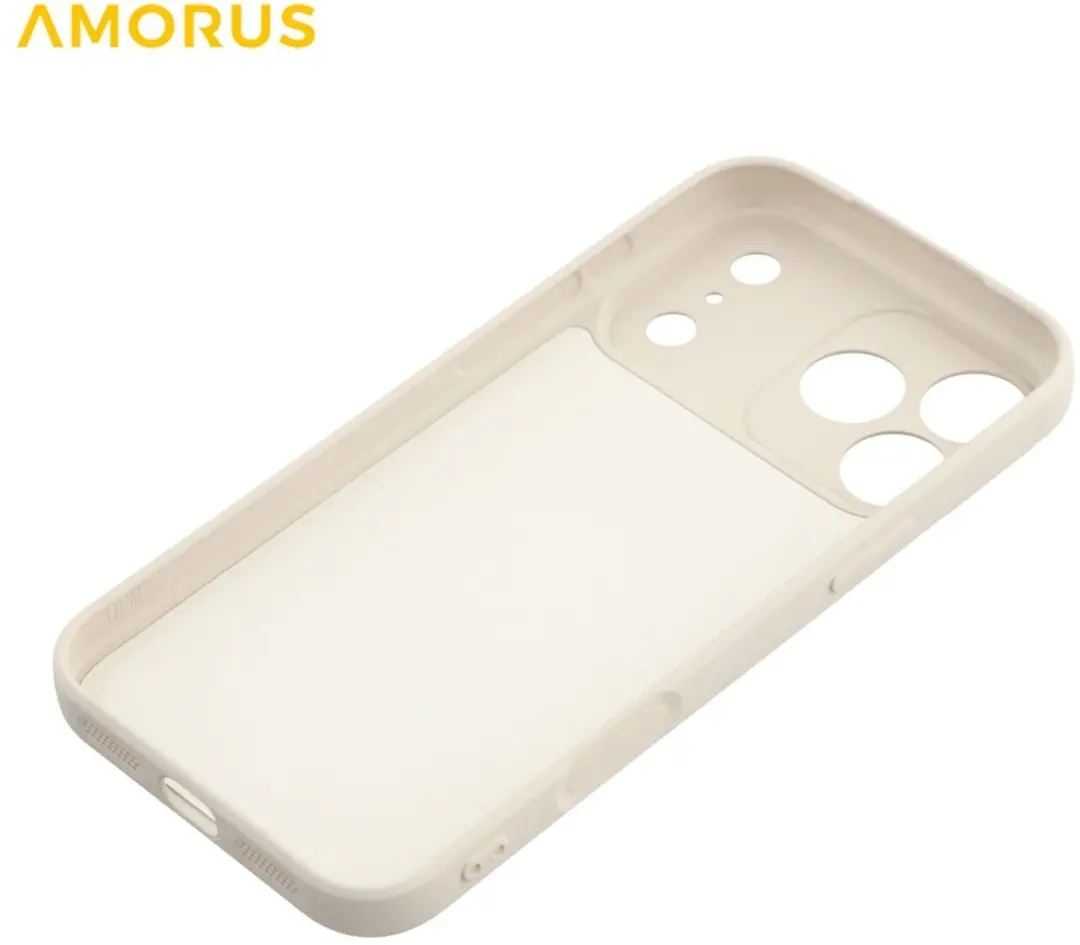 Amorus Hoesje iPhone 17 Pro - Ecru