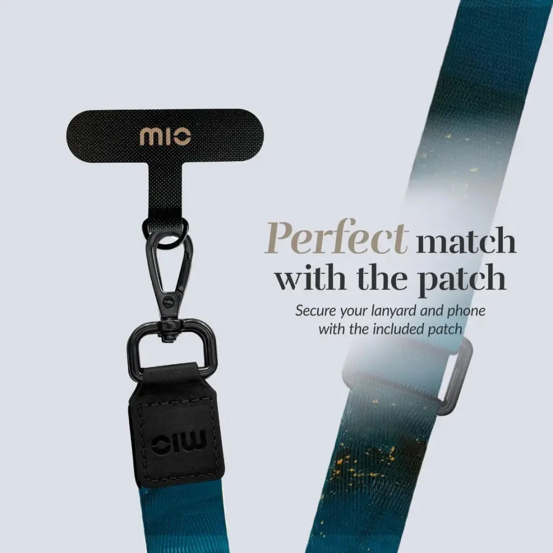Mobilize Mio Universeel Telefoonkoord Verstelbaar - Midnight Sparkle