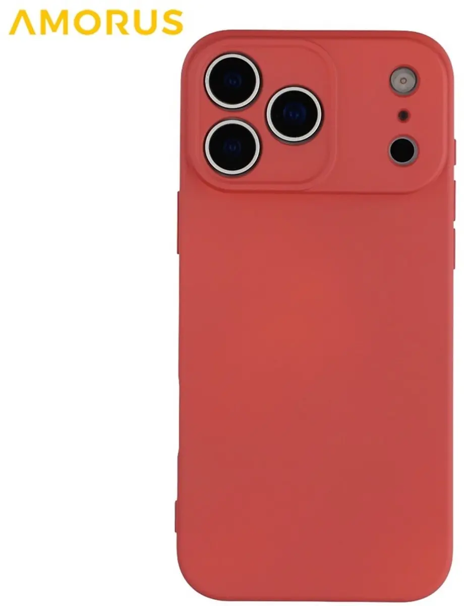 Amorus iPhone 17 Pro Max Hoesje - Indian Red