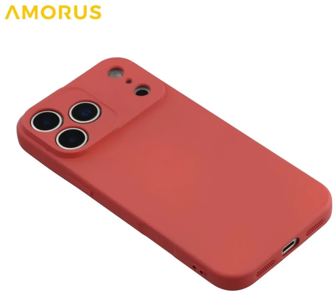 Amorus iPhone 17 Pro Max Hoesje - Indian Red