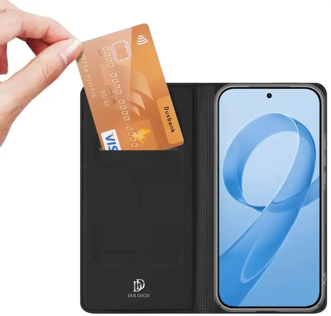 Dux Ducis Skin Pro Hoesje Xiaomi Poco F8 Pro - Zwart
