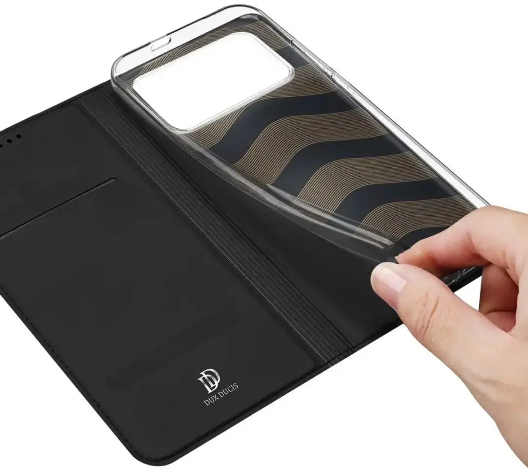 Dux Ducis Skin Pro Hoesje Xiaomi Poco F8 Pro - Zwart - afbeelding 6 van 6
