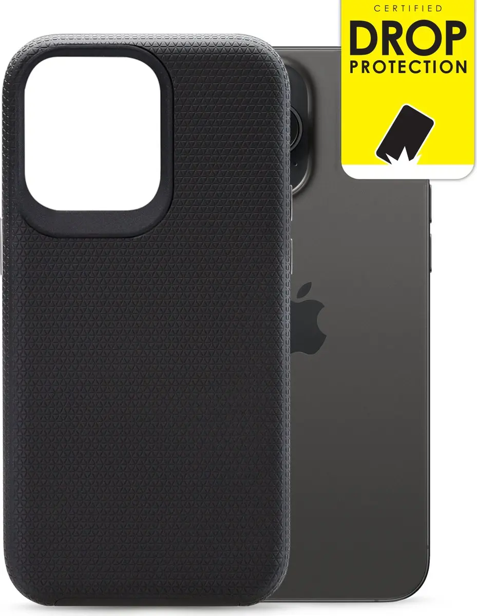 My Style Tough Backcover MSTCS1079 iPhone 15 Pro Max Hoesje - Zwart