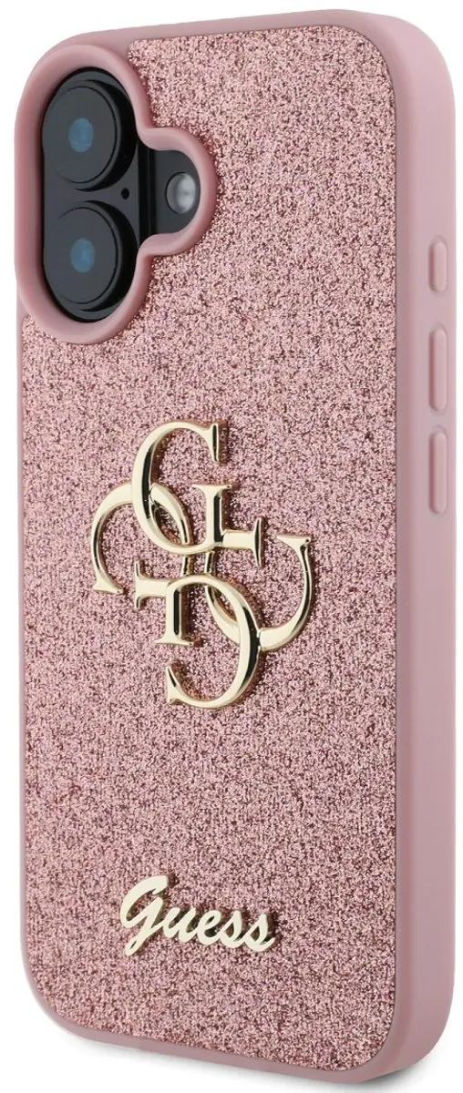 Guess 4G Logo Glitter Back Case GUHCP16SHG4SGP