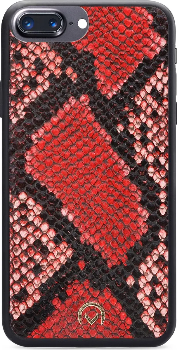 Mobilize Gelly Velvet iPhone 6/6s Plus Hoesje - Rood - 4 Pasjes