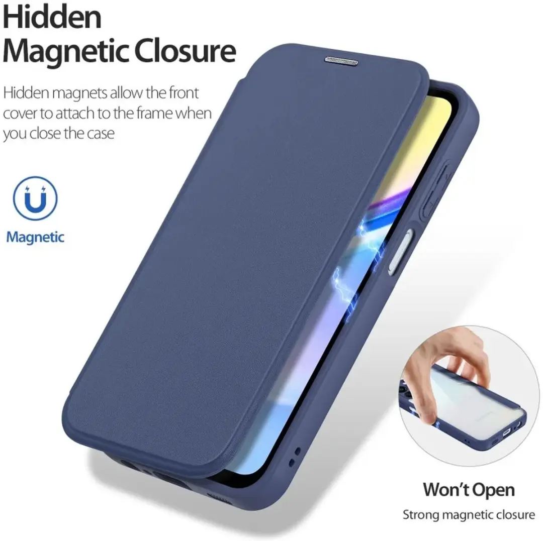 Dux Ducis Telefoonhoesje Samsung Galaxy A15 - Donkerblauw