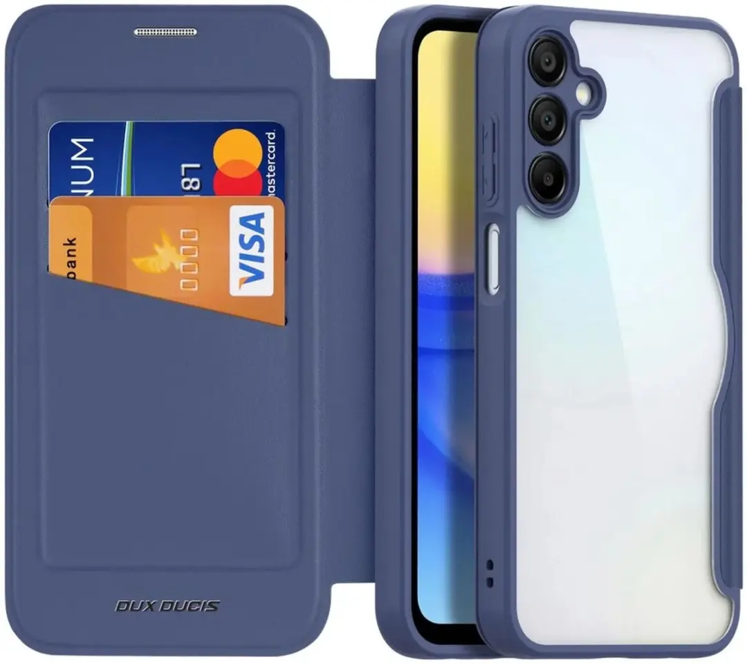 Dux Ducis Telefoonhoesje Samsung Galaxy A15 - Donkerblauw