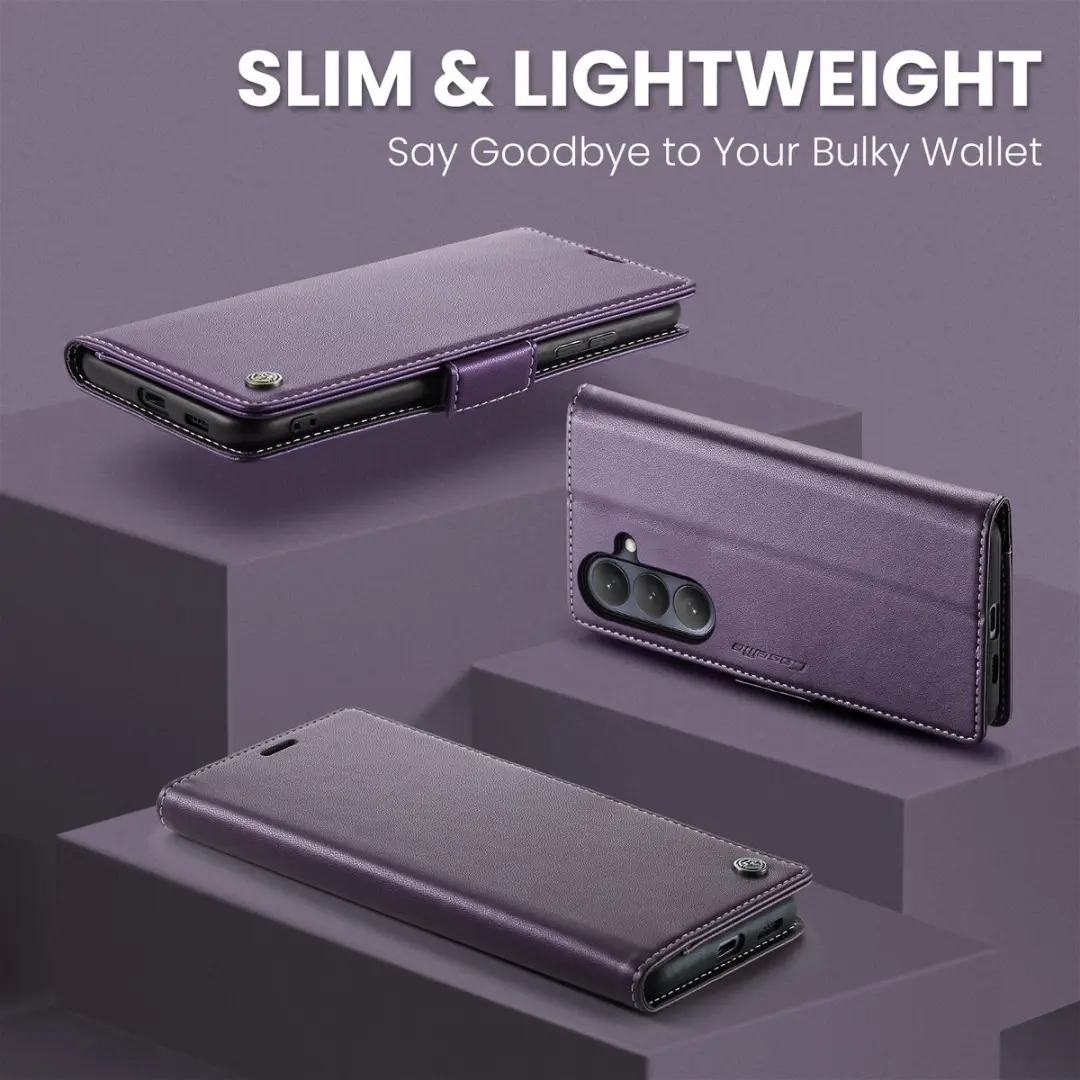 Caseme Wallet Case Samsung Galaxy S26 - Paars - afbeelding 6 van 6