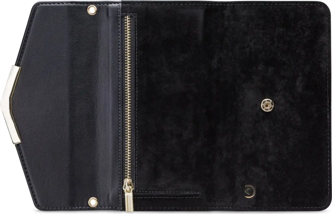 Mobilize Velvet Clutch iPhone 6/6s Plus Hoesje - 4 Pasjes - Zwart