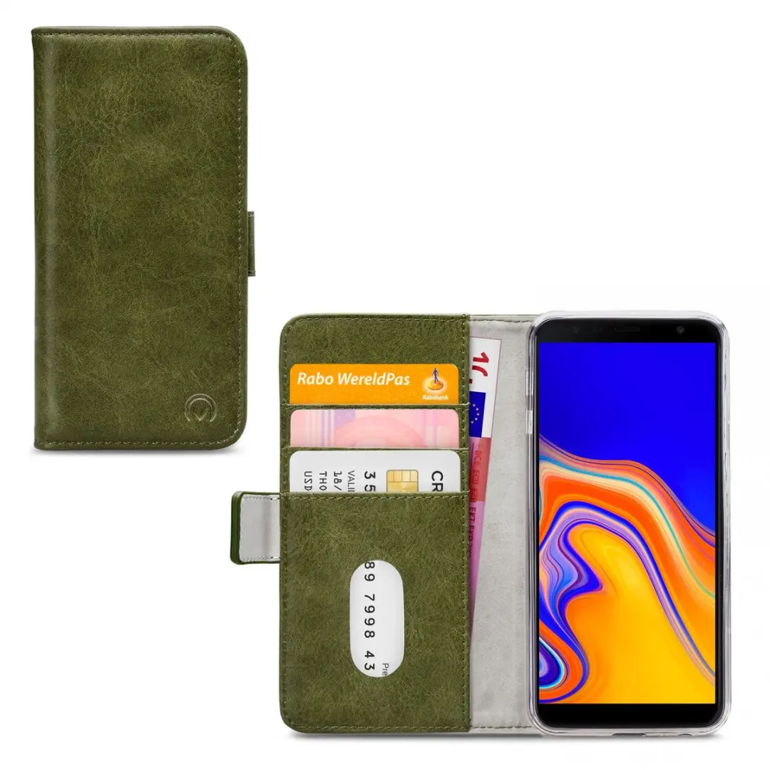 Mobilize Elite Gelly Bookcase MOB-EGWBCG-GALJ4P Samsung Galaxy J4+ - Groen