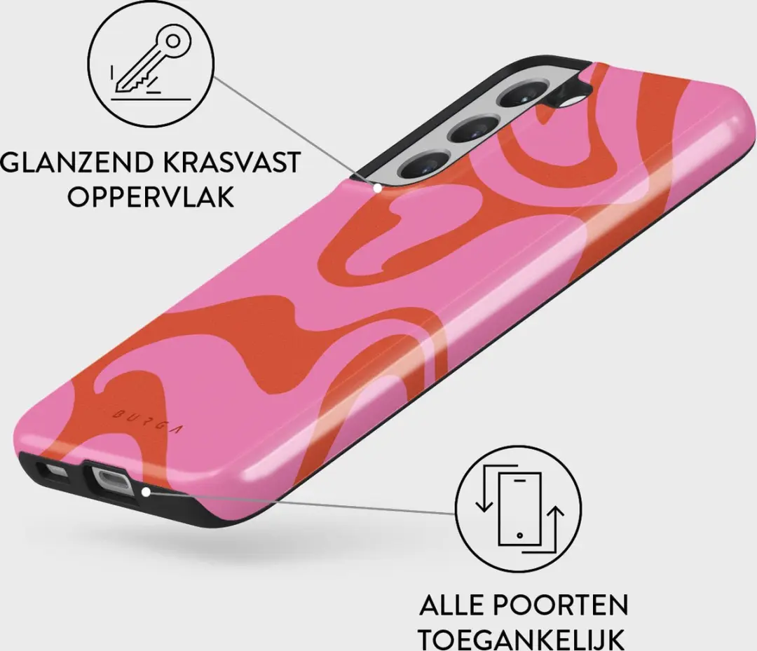 Burga Telefoonhoesje Samsung Galaxy S22 Ride the Wave - Schokbestendig