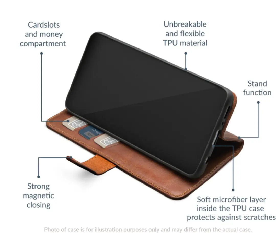 Mobilize Wallet Bookcase iPhone Air - Bruin MOB-LWBR-IPH17AIR