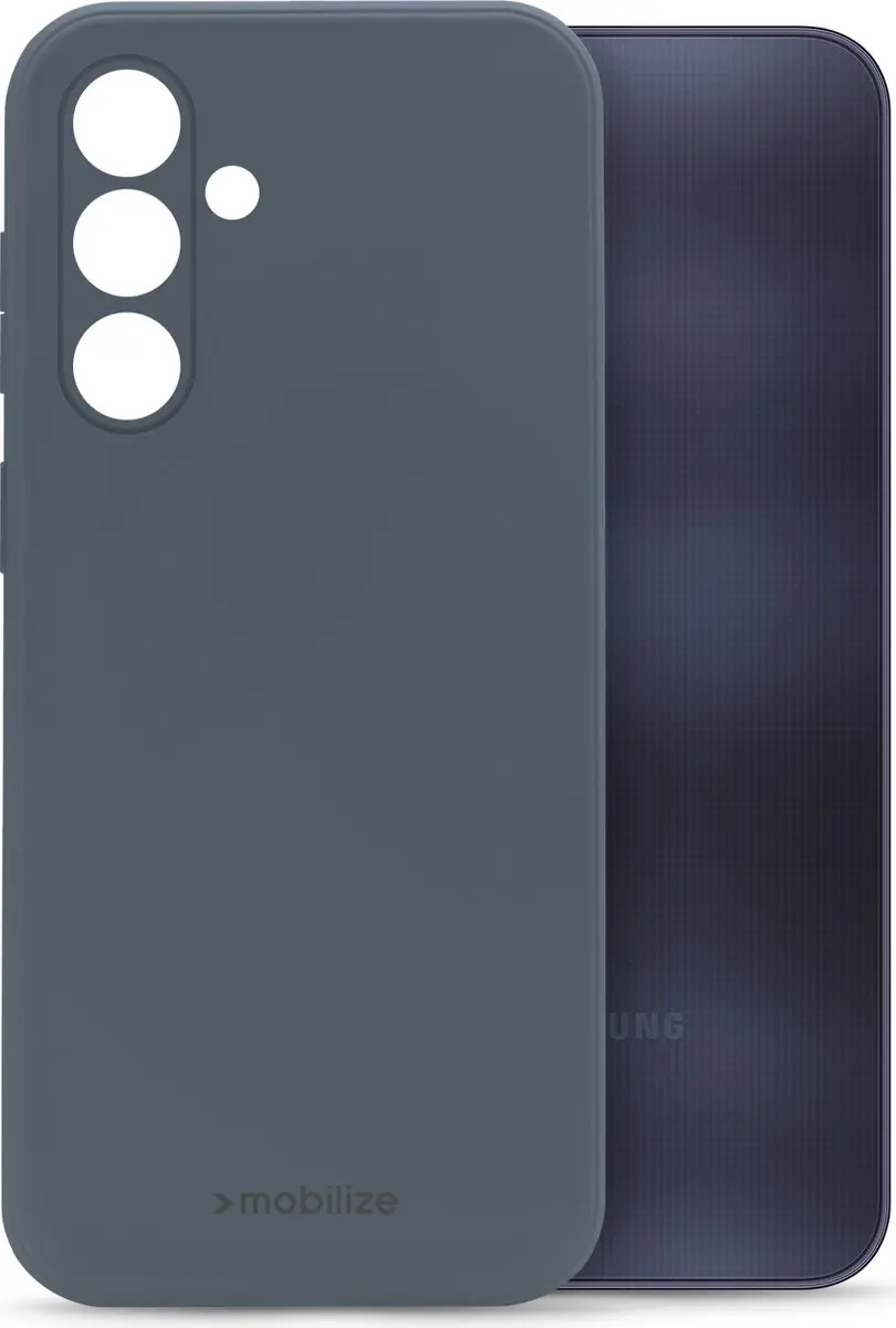 Mobilize Galaxy A25 Hoesje Blauw - TPU/Rubber Gelly