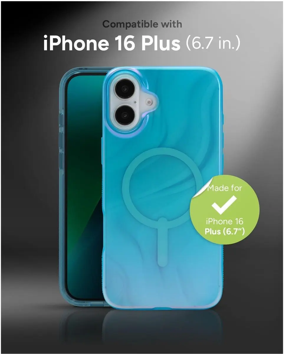 ZAGG Milan Snap Hoesje iPhone 16 Plus - Deep Aurora - 840390319432