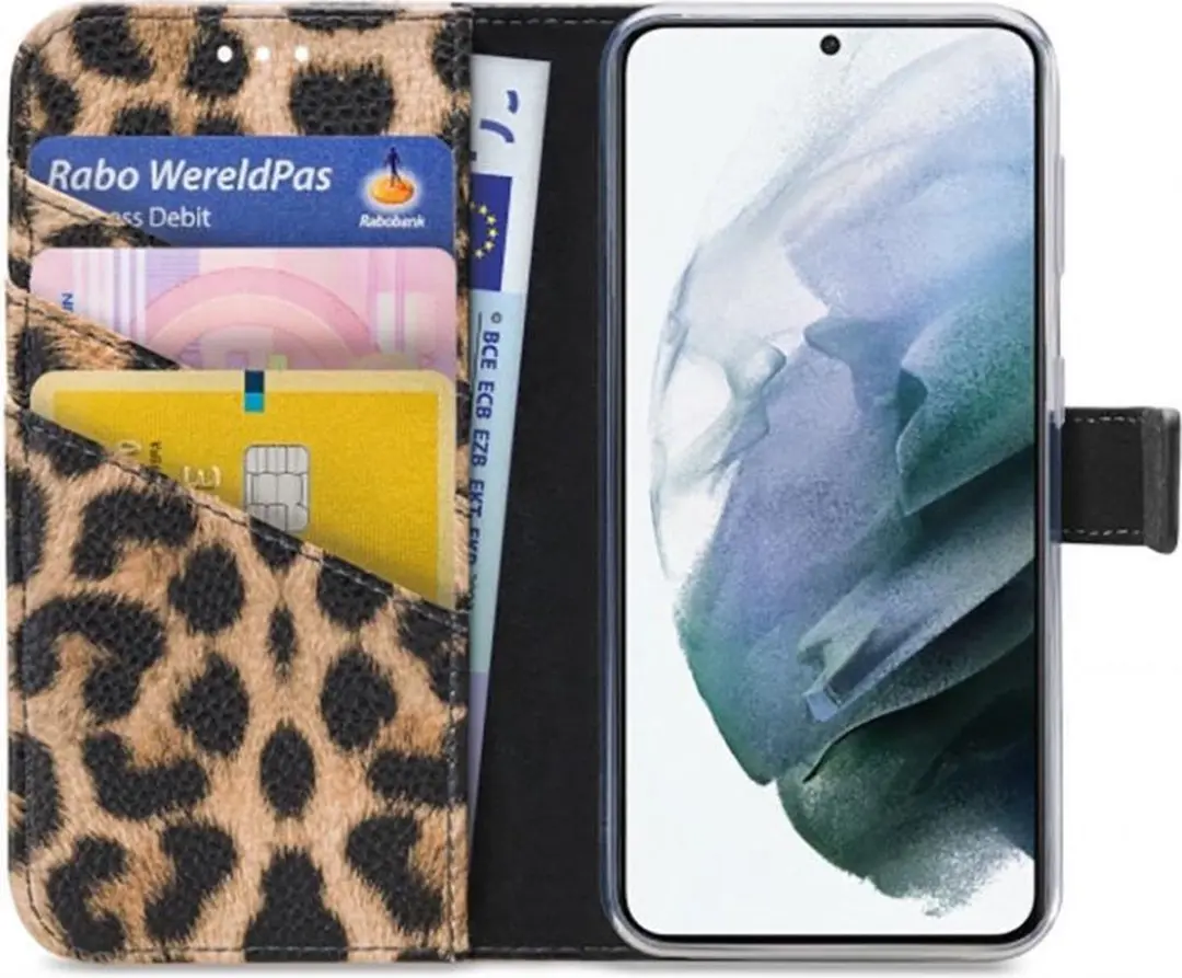 My Style Flex Wallet Samsung Galaxy S21+ MSFWLT1227 - 3 Pasjes - Bruin
